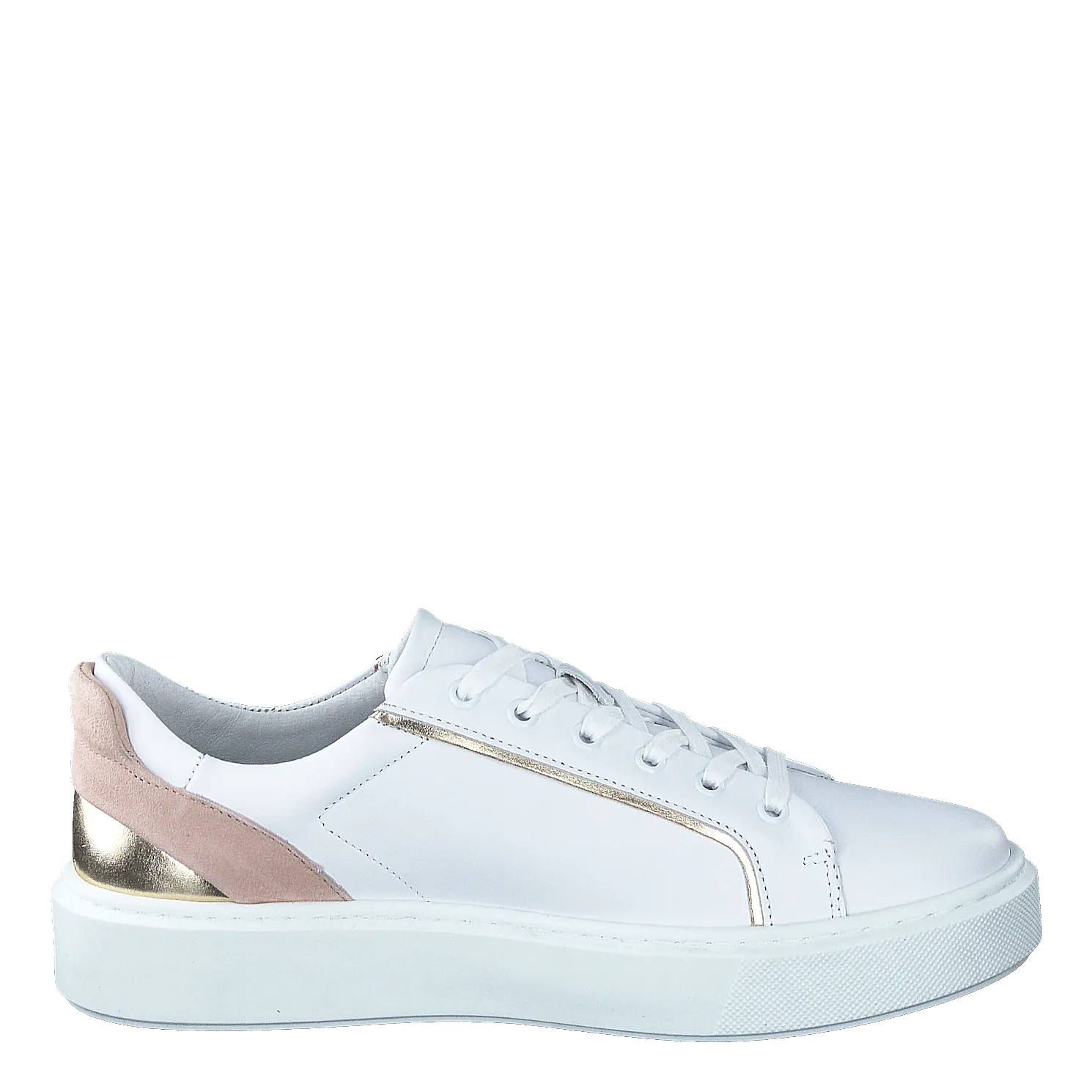 2219 White Nappa/gold/rose