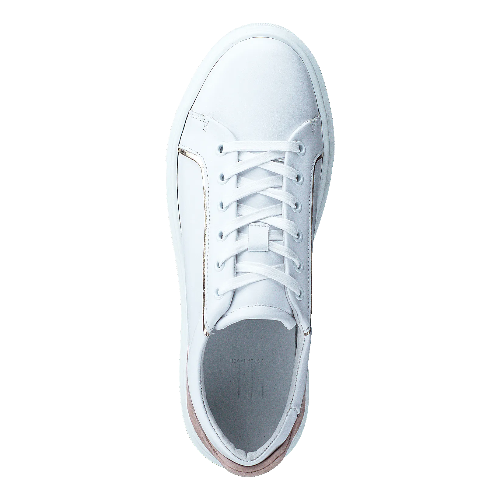 2219 White Nappa/gold/rose