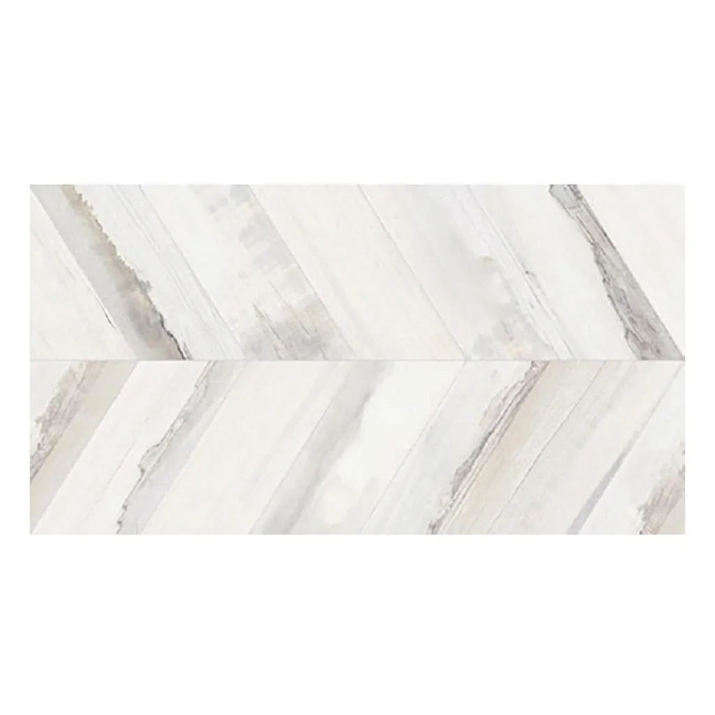 3 pack Chiffon White 17.7-in W x 35.4-in L Matte Porcelain Wall and Floor Tile (13.05 Sq ft/case)