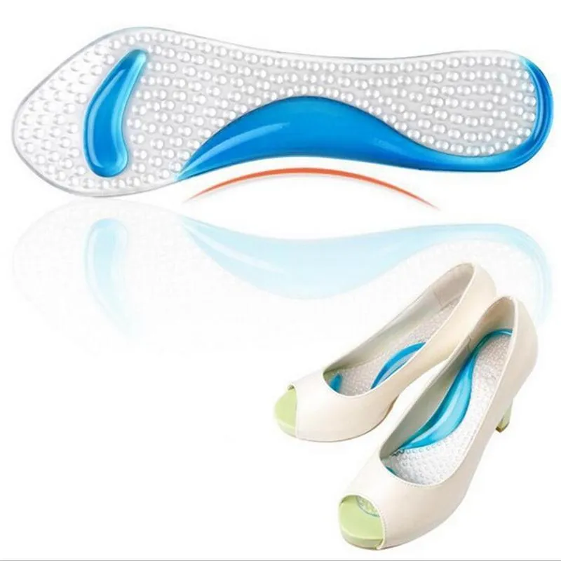 4pcs Adhesive Silicone Gel Orthotic High Heel Shoe Sandals Insole Pad