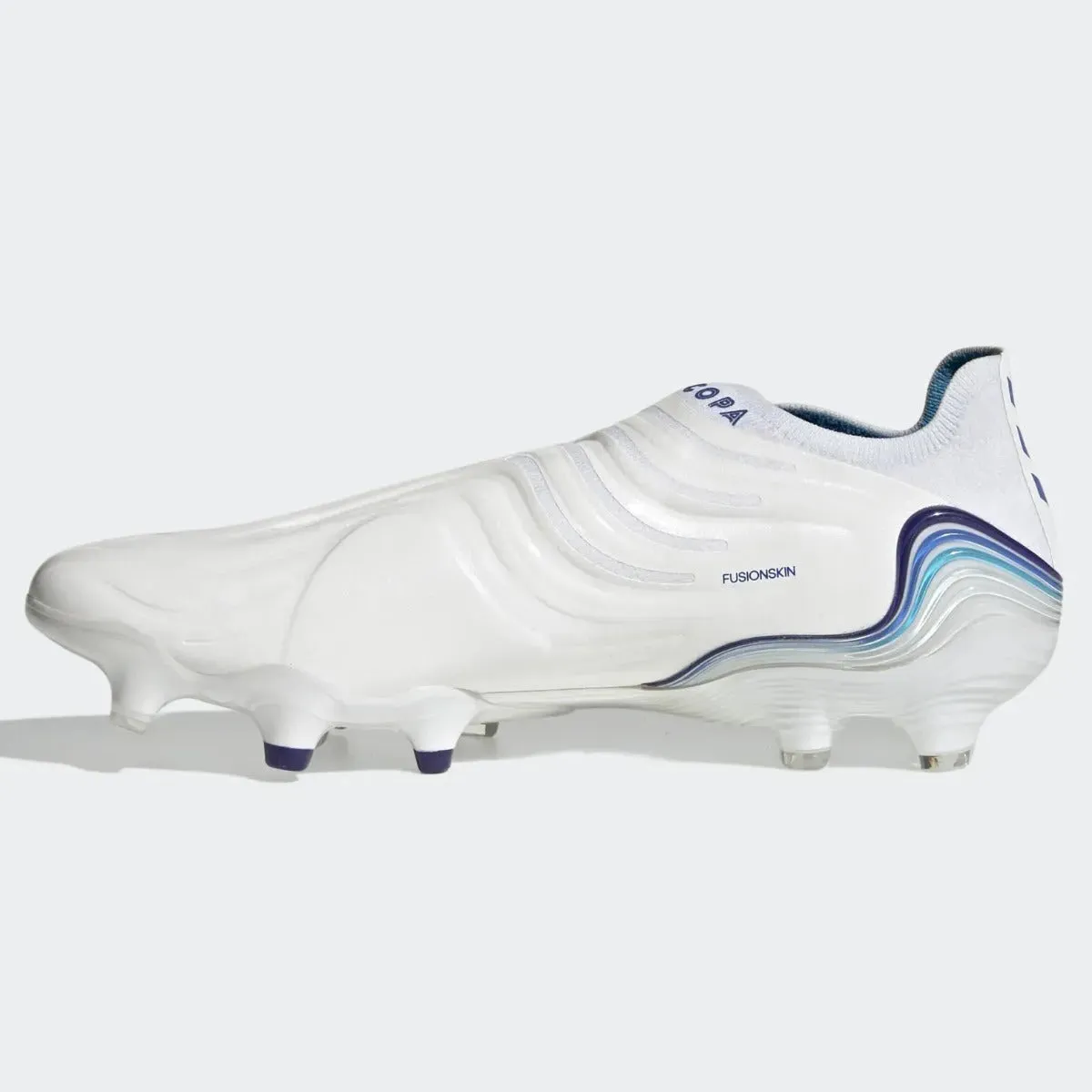 adidas Copa Sense   FG - White-Hi Res Blue