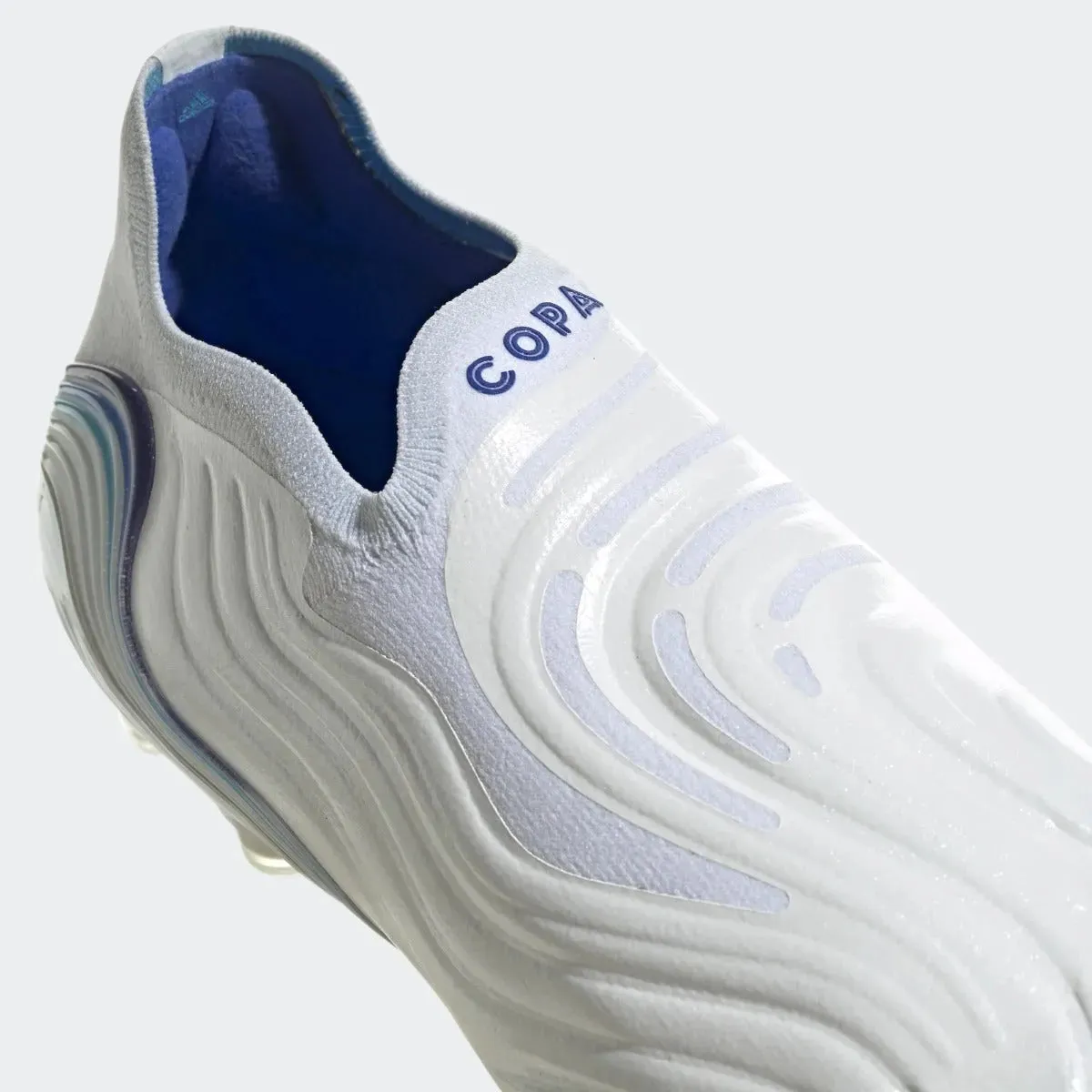adidas Copa Sense   FG - White-Hi Res Blue