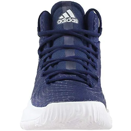 adidas Crazy Explosive 2017 NBA/NCAA Shoe - Men's Basketball 13.5 Dark Navy/White