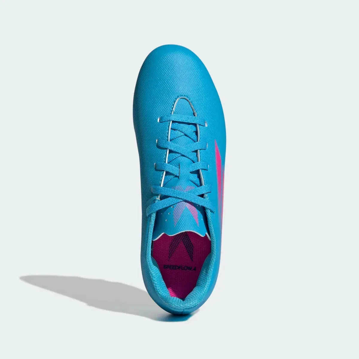 Adidas Kids X Speedflow .4 FxG - Sky Rush-Shock Pink