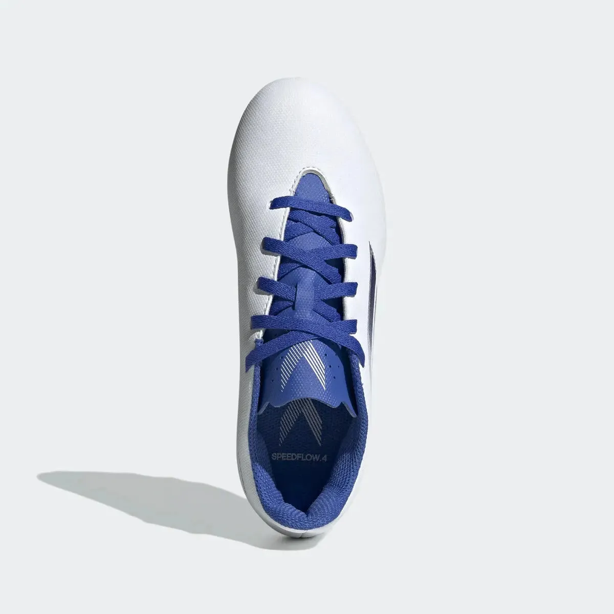 adidas Kids X Speedflow .4 FxG - White-Indigo-Sky Rush