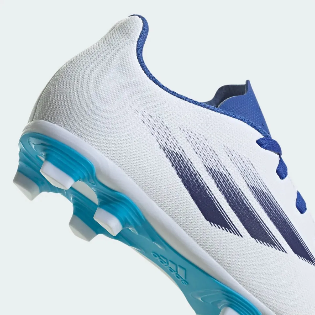 adidas Kids X Speedflow .4 FxG - White-Indigo-Sky Rush