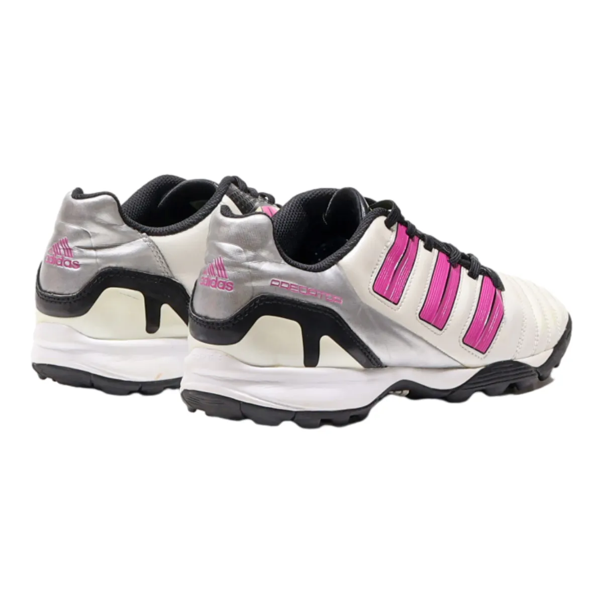 ADIDAS Low Top Trainers White Leather Mens UK 8