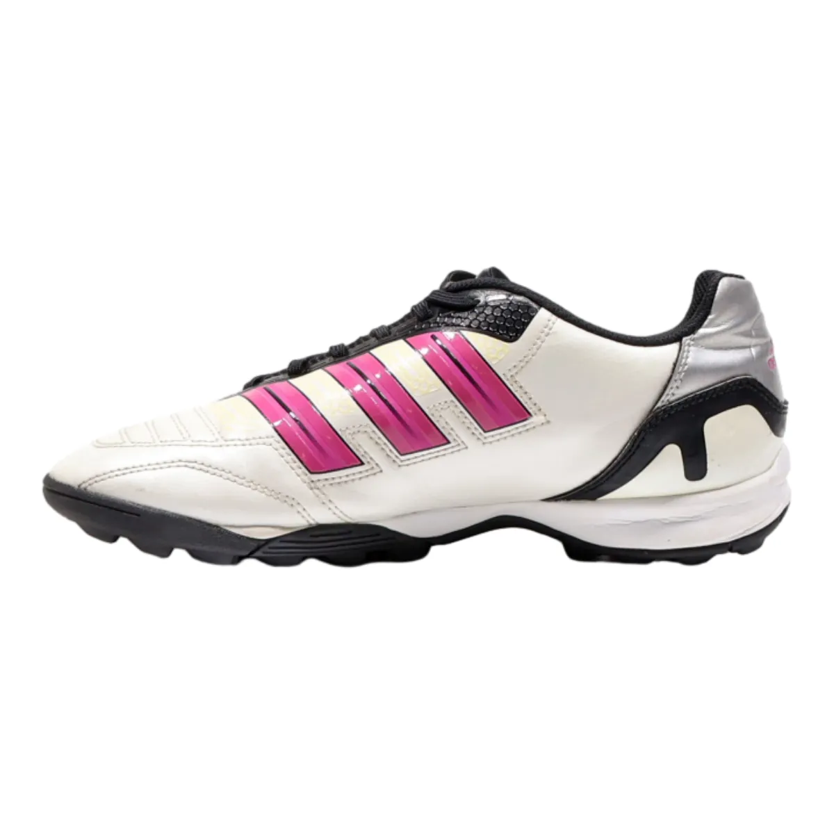 ADIDAS Low Top Trainers White Leather Mens UK 8