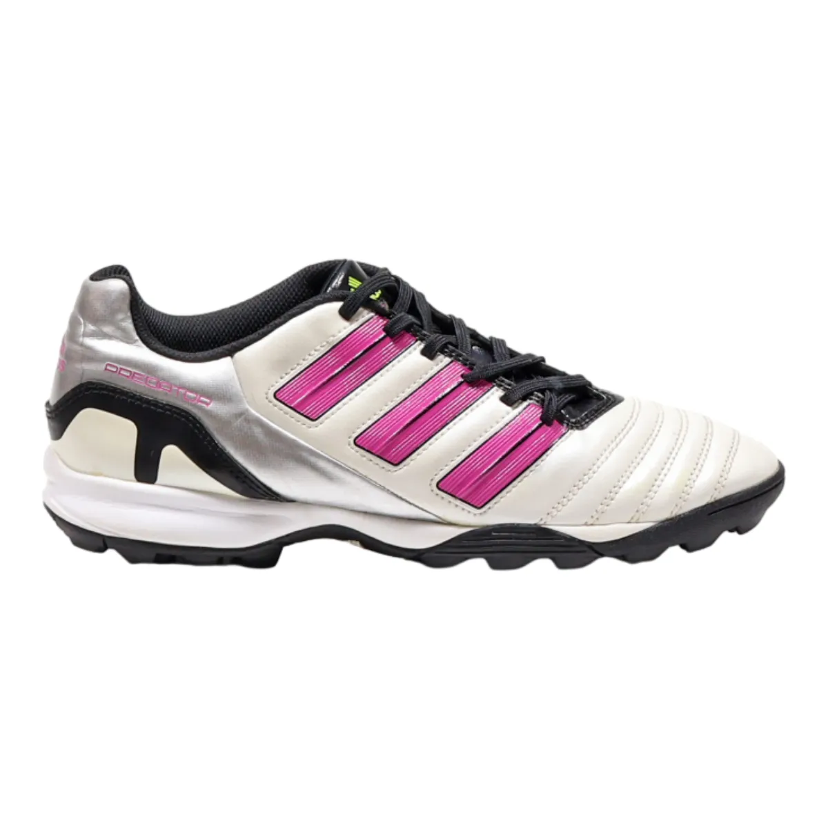 ADIDAS Low Top Trainers White Leather Mens UK 8