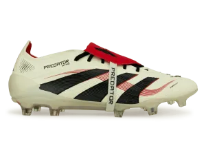 adidas Men's Predator Elite Foldover Tongue FG Off White/Core Black