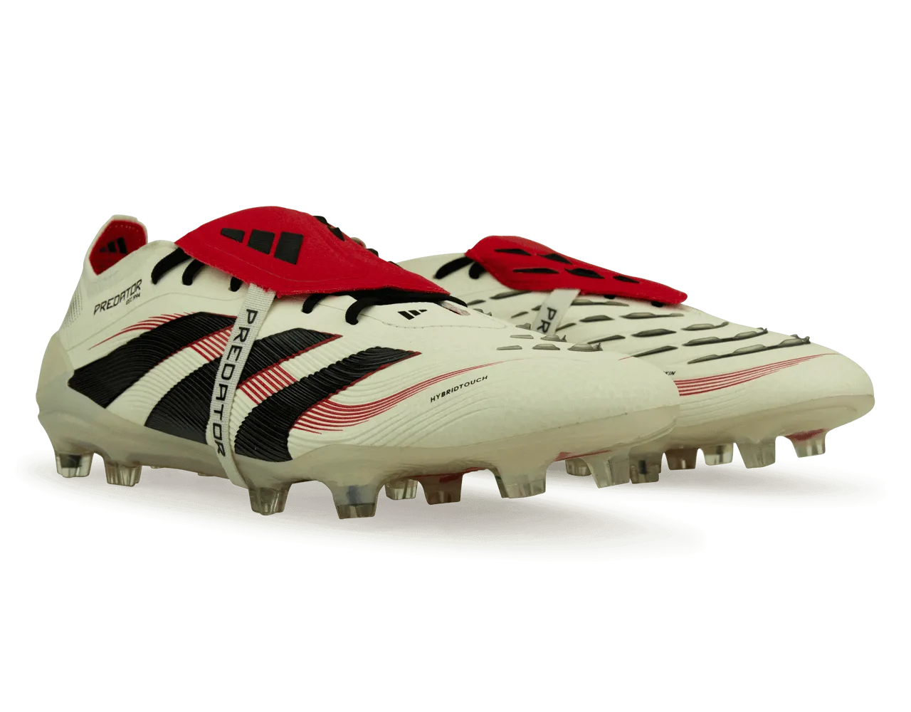 adidas Men's Predator Elite Foldover Tongue FG Off White/Core Black