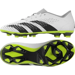 adidas Predator Accuracy.4 FxG Juniors Soccer Cleats IE9434 Cloud White/Black/Lucid Lemon