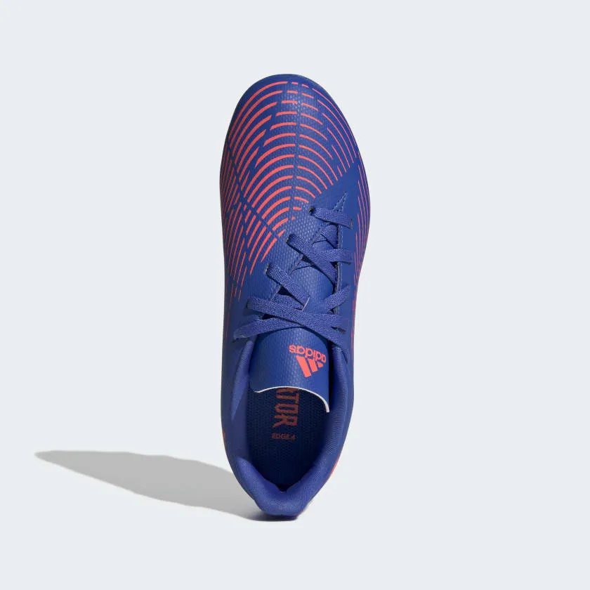 adidas Predator EDGE.4 FXG Junior Cleats GW2369  BLUE/RED