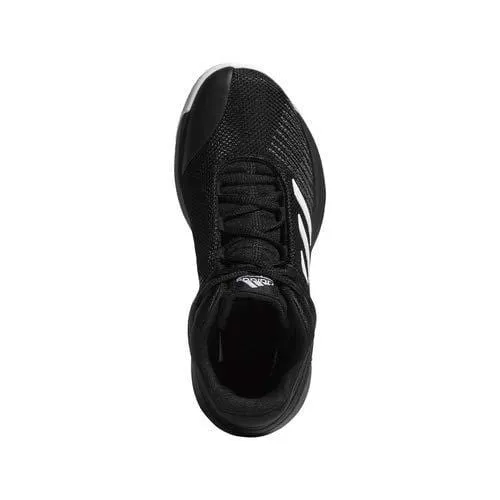 adidas Unisex Pro Spark 2018 Basketball Shoe, Black/White/Grey, 7 M US Big Kid