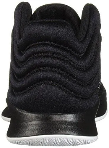 adidas Unisex Pro Spark 2018 Basketball Shoe, Black/White/Grey, 7 M US Big Kid