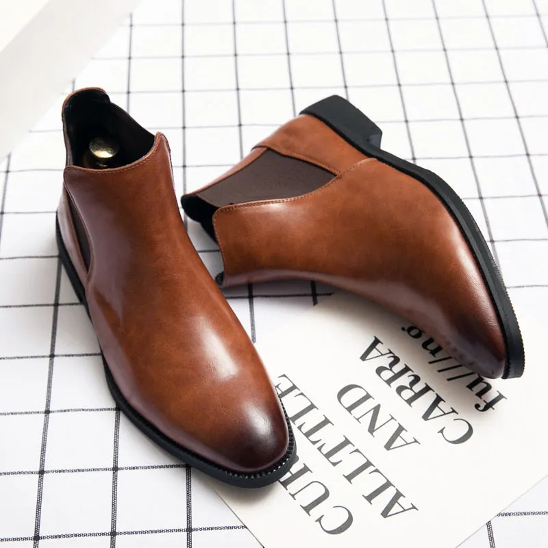 Antonios Business Brown Leather Boots
