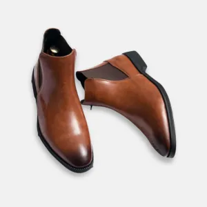 Antonios Business Brown Leather Boots