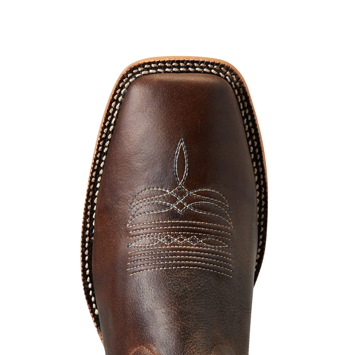 Ariat® Men's Cow Camp Better Brown & Cool Blue Western Boots 10040273