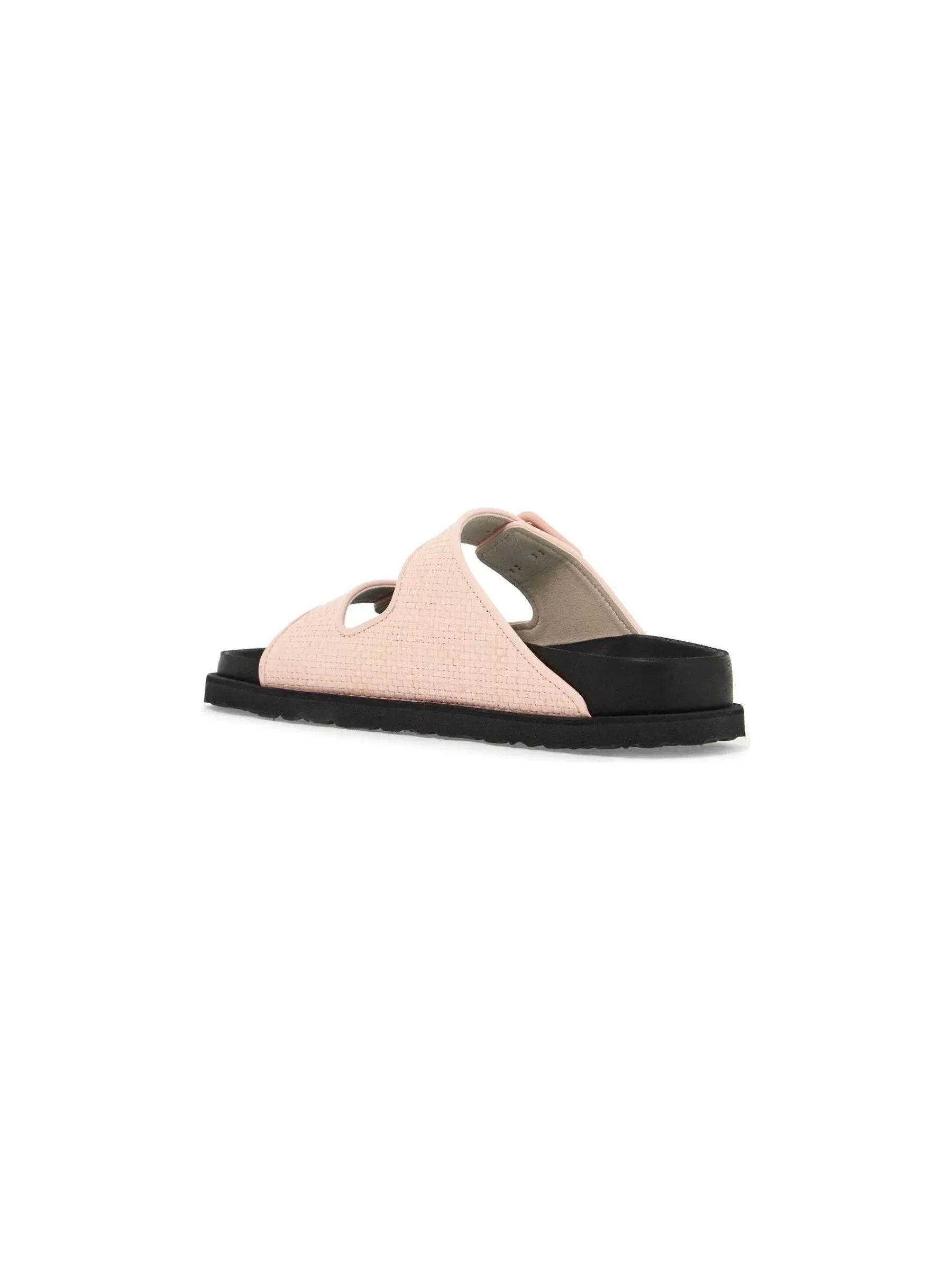 Arizona Raffia Leather Sandals