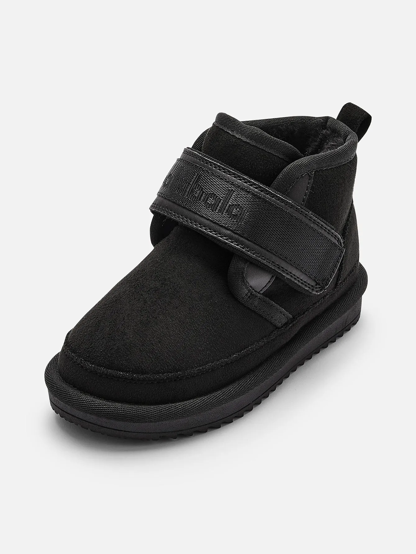 balabala Unisex Baby Toddler and Kids Water-Repellent Velcro Plush Snow Boots