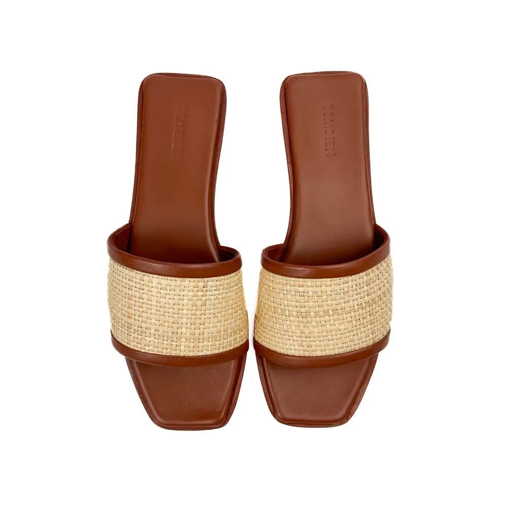 Bembien - Ona Slide (Sienna Raffia)