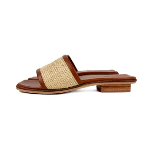 Bembien - Ona Slide (Sienna Raffia)