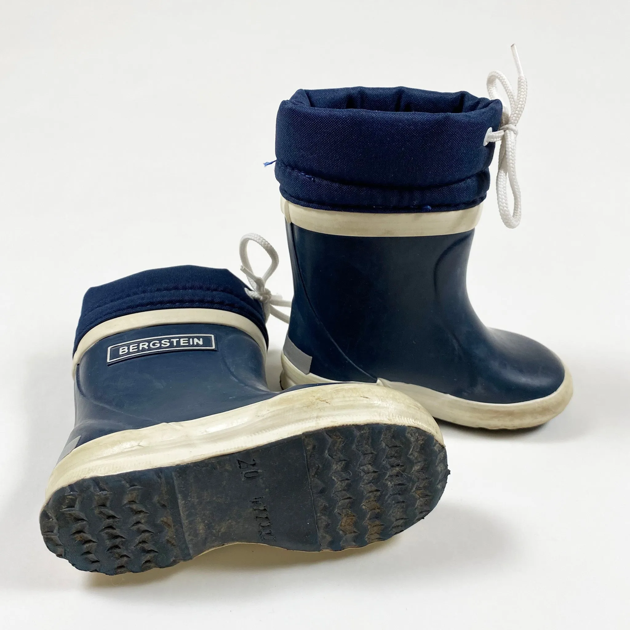 Bergstein navy rain boots 20