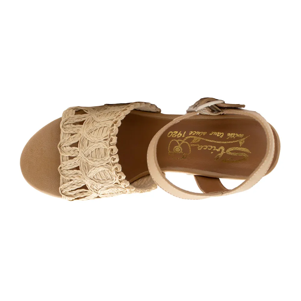 Bisbee Raffia Platform Espadrille Sandals