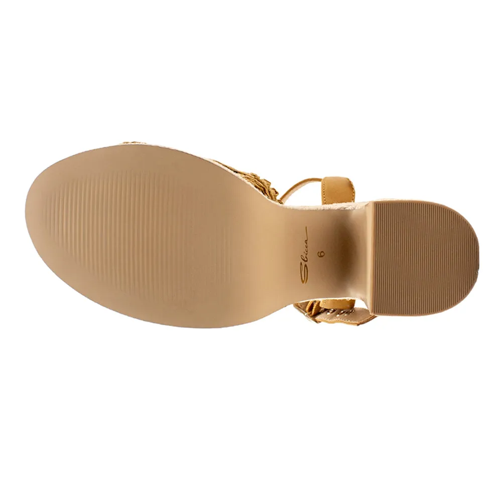 Bisbee Raffia Platform Espadrille Sandals