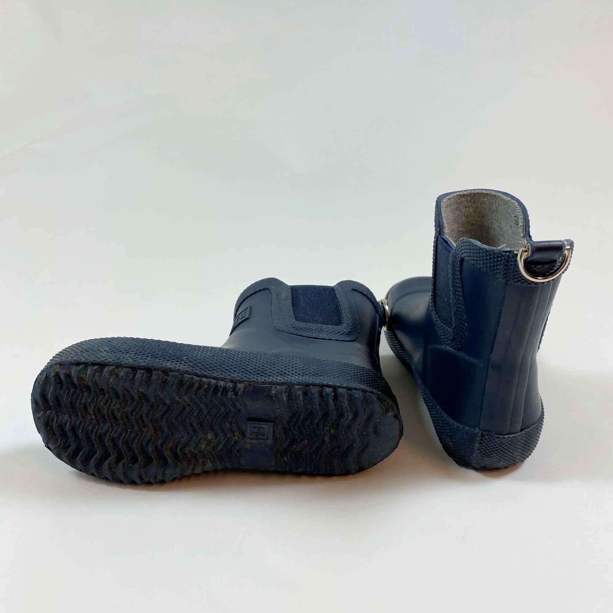 Bisgaard navy low rain boots 24