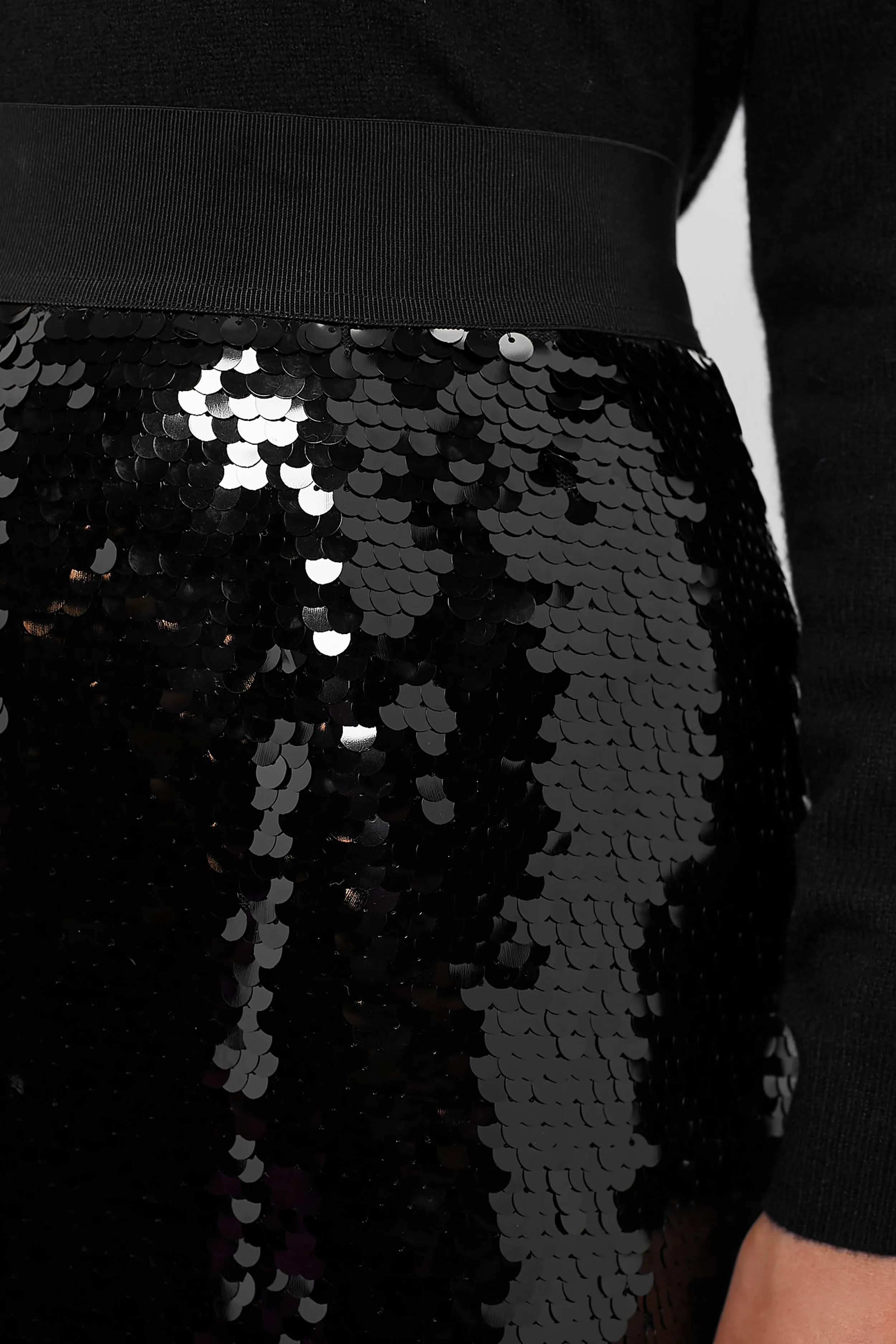 Black Sparkle Kristin Skirt