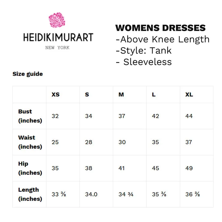 Black White Striped Sleeveless Dress, Best Classic Vertically Striped Women's Dress-Made in USA/EU/MX