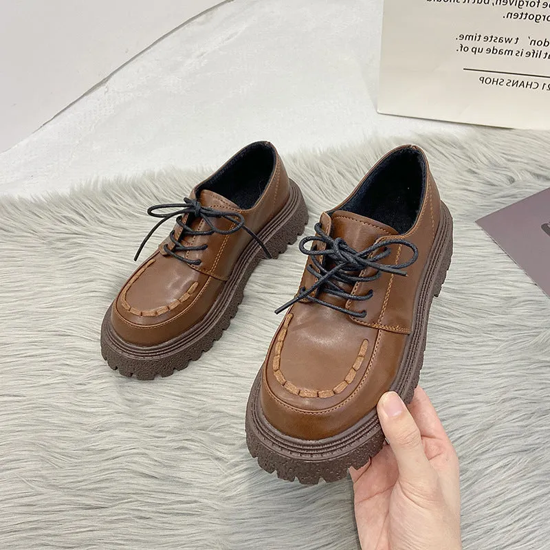 Boone - Thick-Soled Lace-Up Winter Shoes by The Nevermore