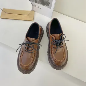 Boone - Thick-Soled Lace-Up Winter Shoes by The Nevermore