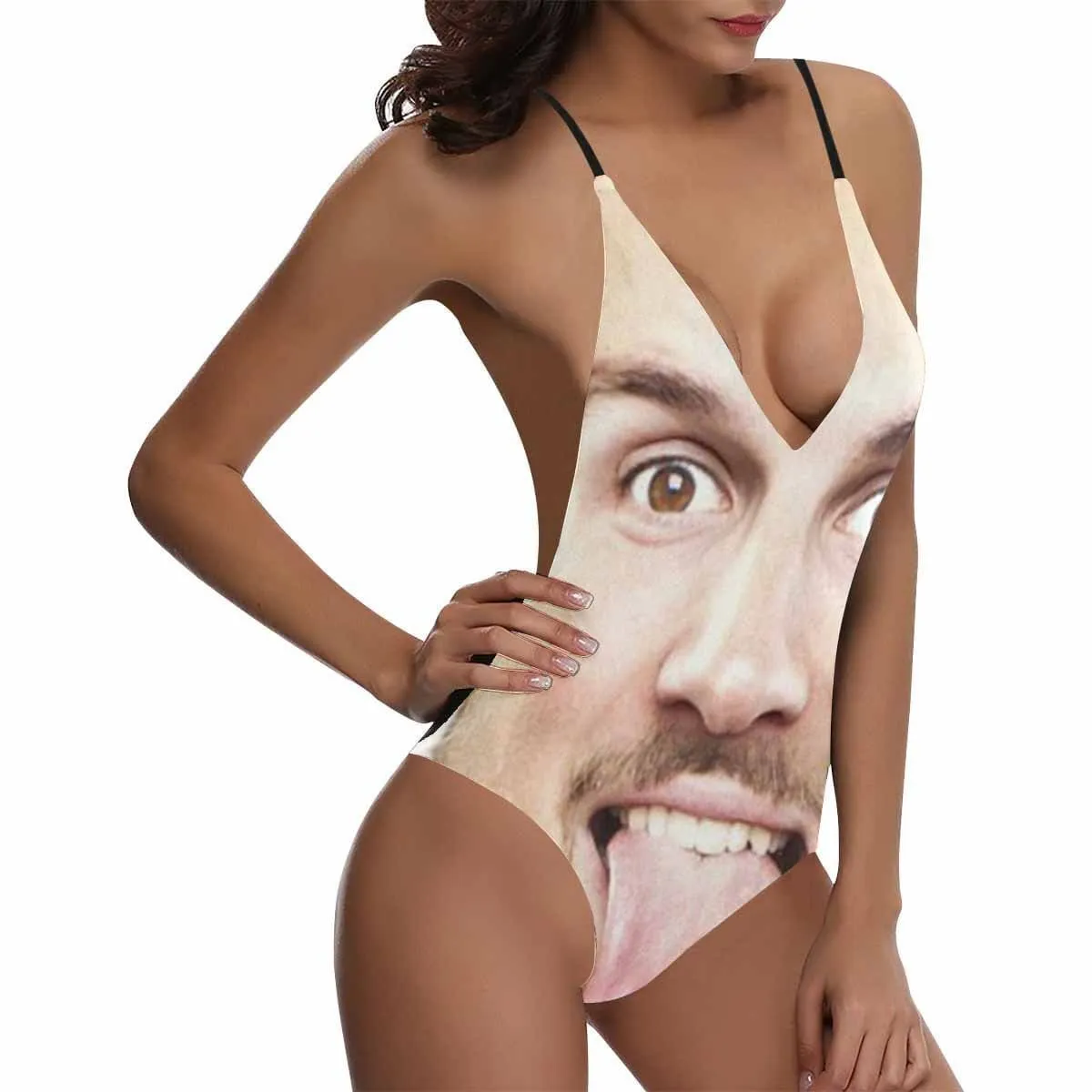 Boyfriend Face Swimsuit Custom Bathing Suit Summer Gift