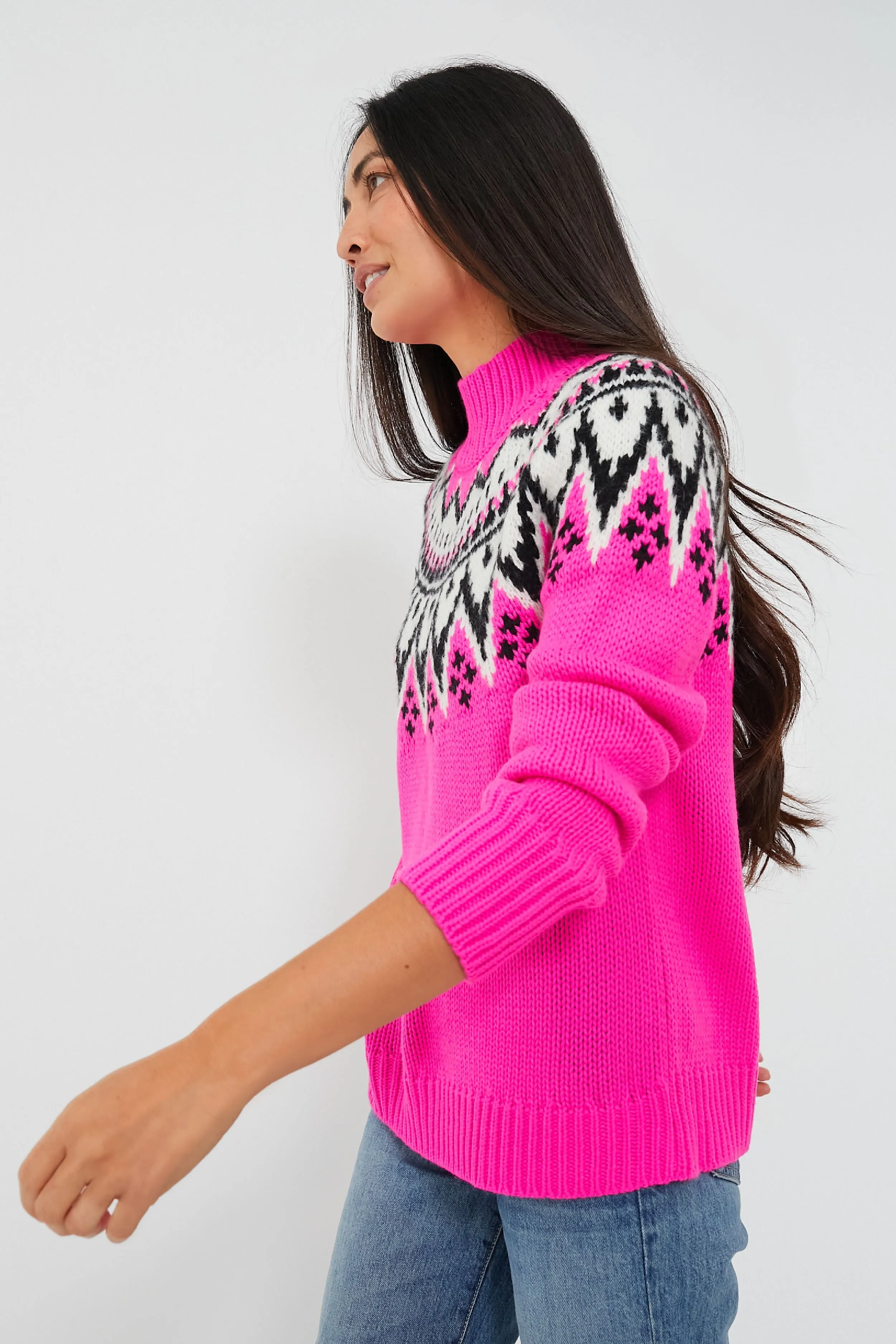 Bright Pink Kienna Sweater