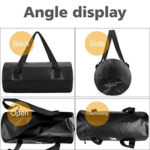 Camel Crown Waterproof Duffel Bag 26L Pvc Airtight Messengerbag Travel Backpack