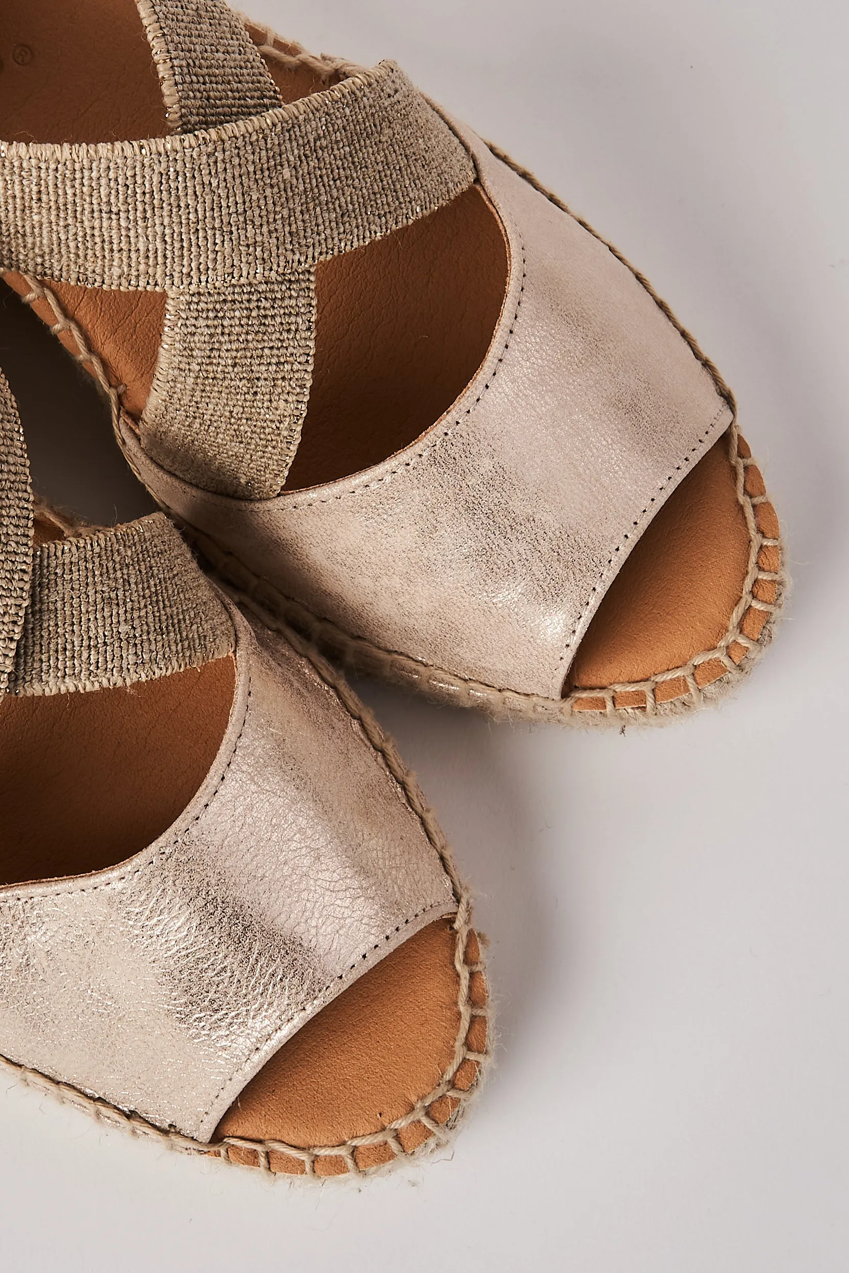 Camille Metallic Espadrille
