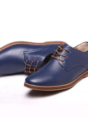 Casual Round Toe Shoesmen Men's Work Shoes Single Shoes 38-48 Size Men's Leather Shoes Cross-Border E-Commerce