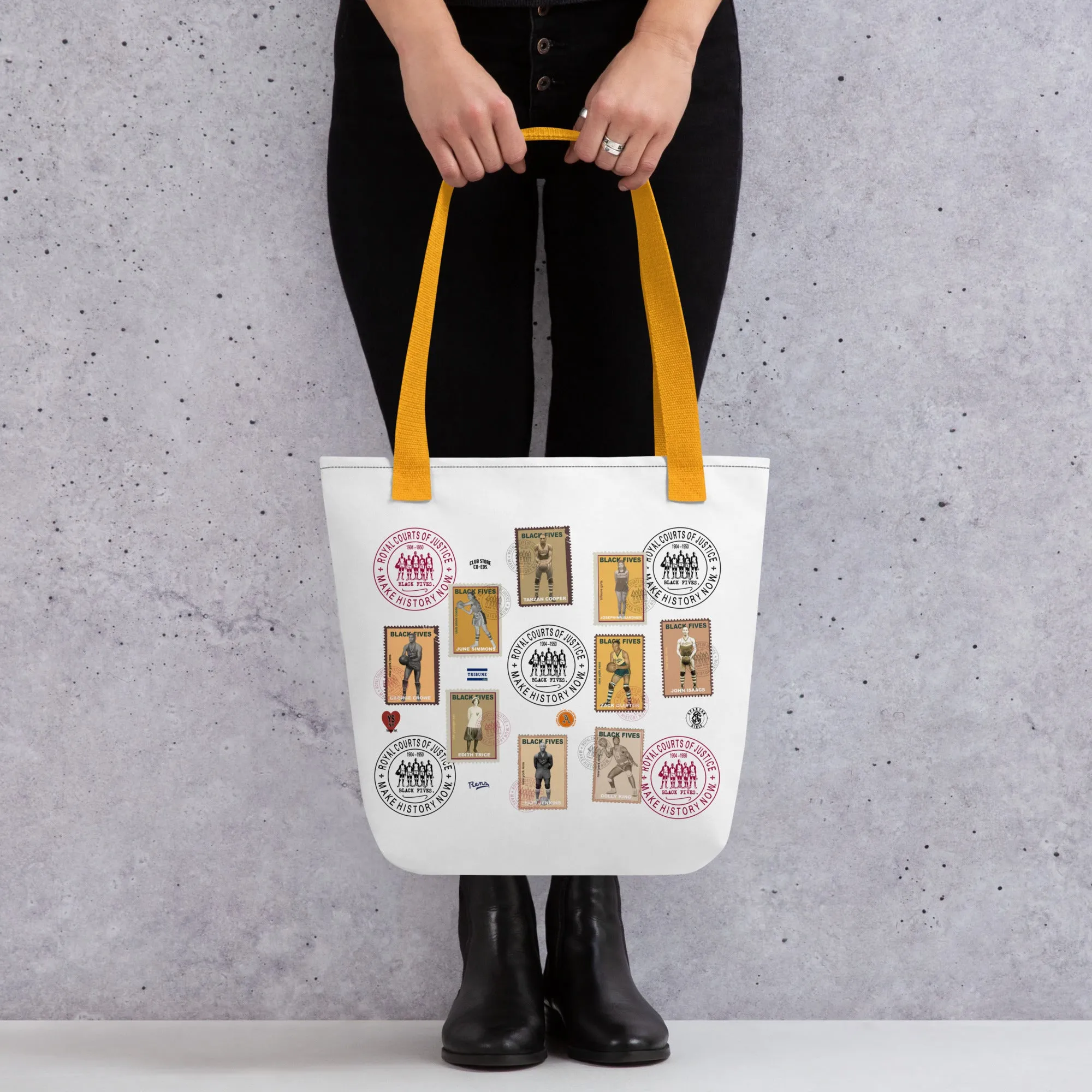 Certified Players Stamp Collection Canvas Tote Bag