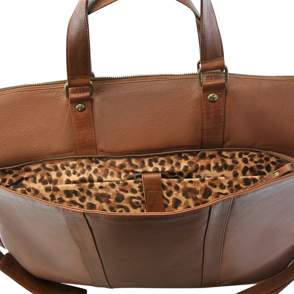 Charlie Overnight Bag | Cognac