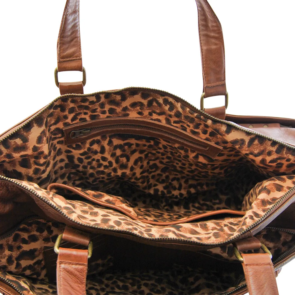 Charlie Overnight Bag | Cognac