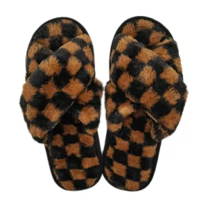 Checkered Slippers