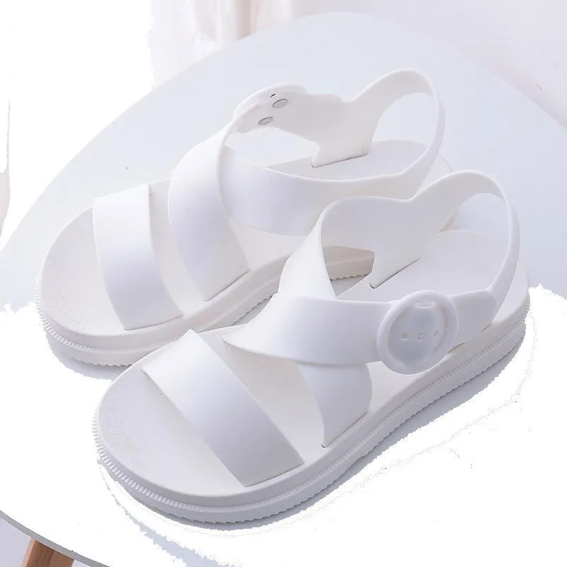Chicvane Ankle Strap Buckle Criss Cross Platform Sandals