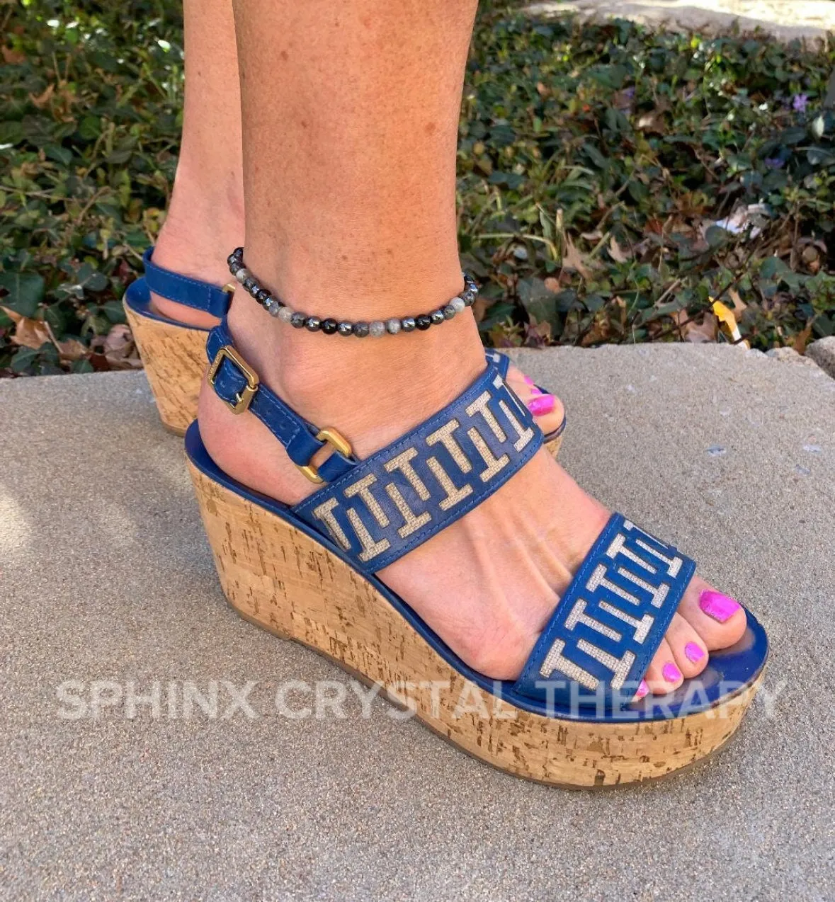 Christian Empath Protection - Absorb Negativity " Shield Of Faith " Black Tourmaline Gemstone - High Quality Crystal Healing Anklet