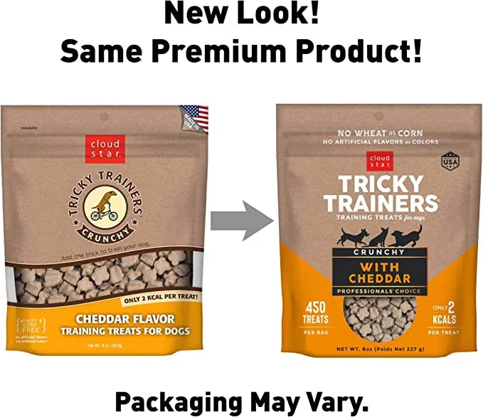 Cloud Star Chewy Tricky Trainers Cheddar Dog Treats