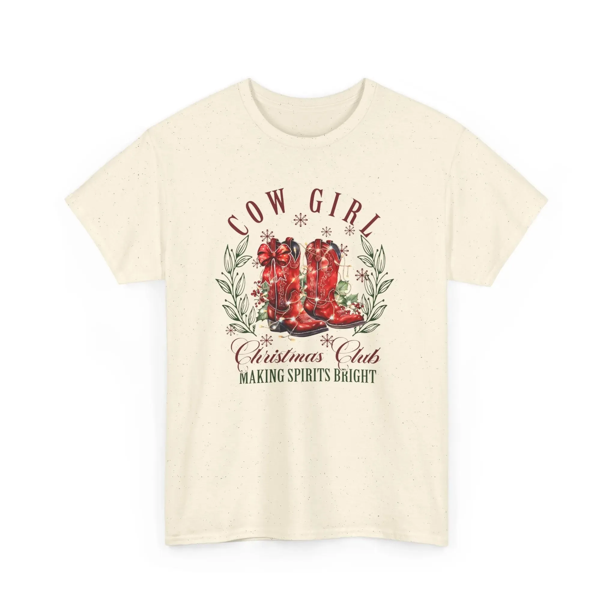 Cowgirl Christmas Club Womenswear Cotton T-shirt