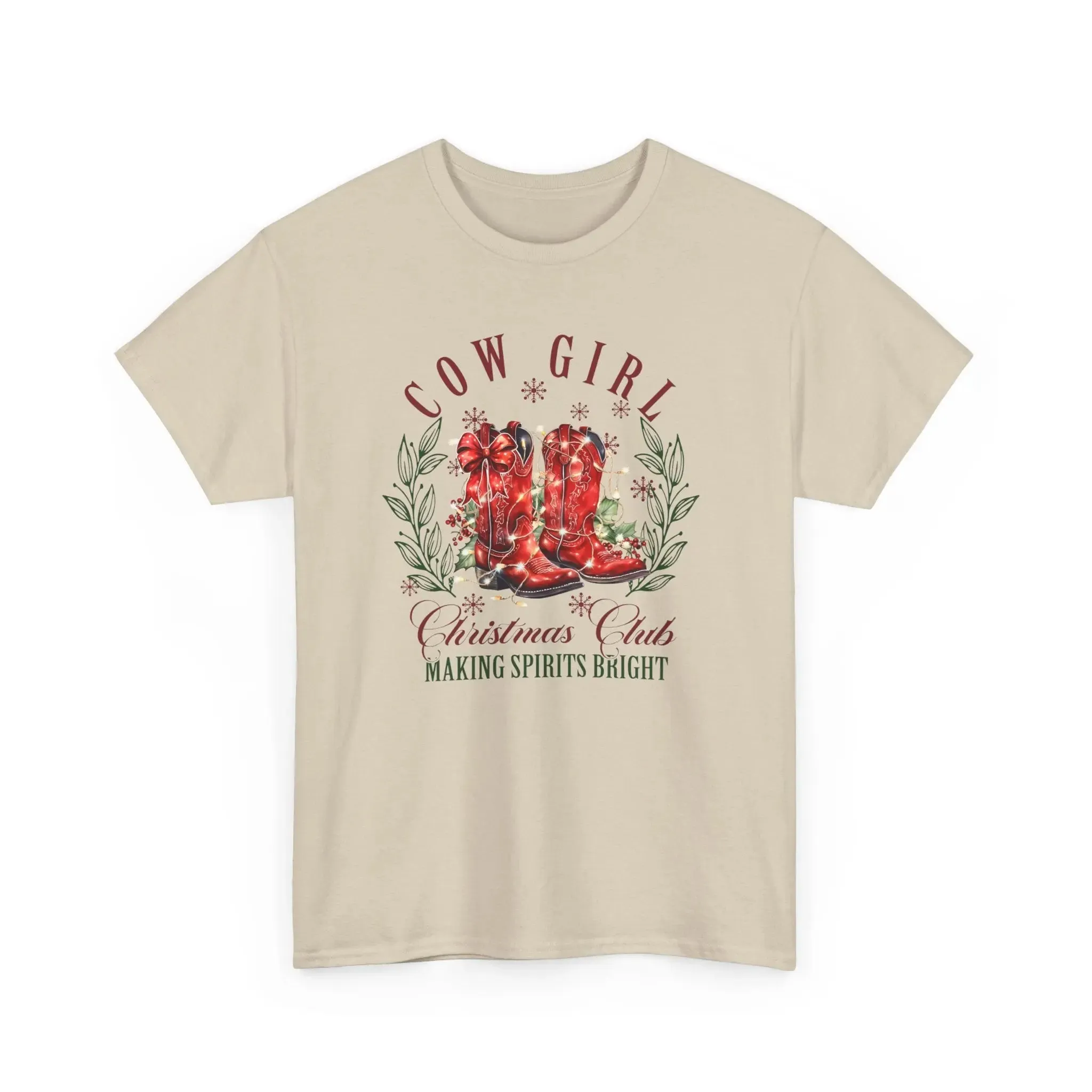 Cowgirl Christmas Club Womenswear Cotton T-shirt