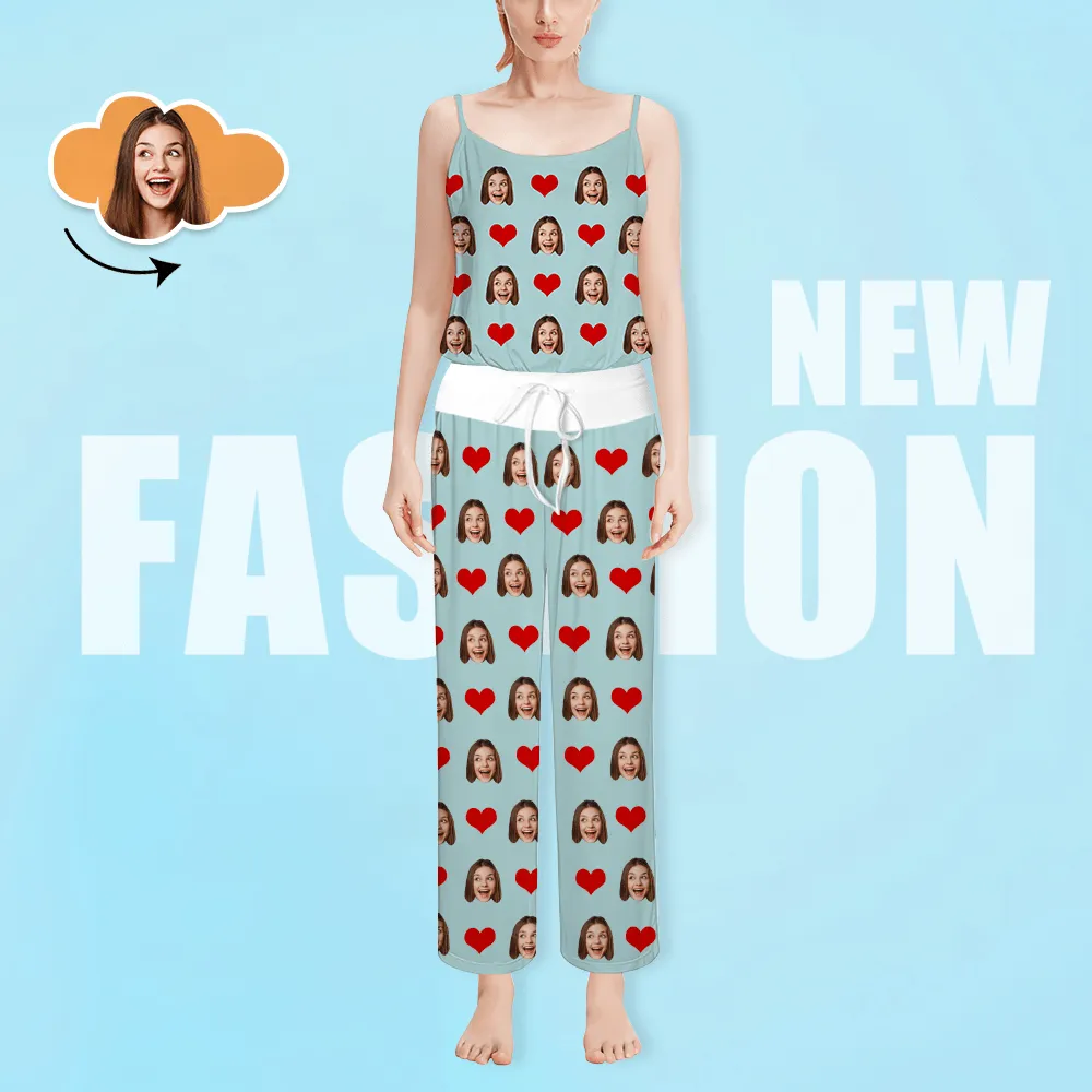 Custom Face Pajamas Sets Personalized Pajamas Unique Gifts for Her