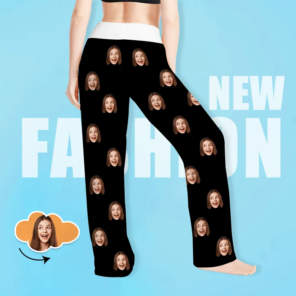Custom Pajamas Sets Face Sleepwear Personalized Photo Jammies Housewarming Gifts For Mother